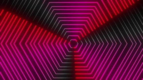 Hypnotic Hexagon Loops 4k