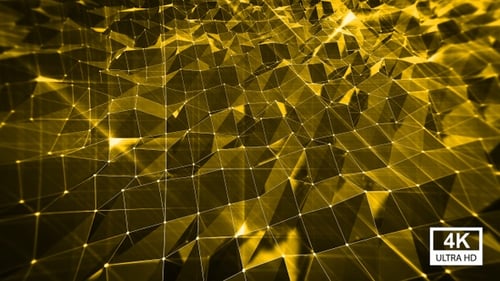 Futuristic Abstract Network Data Flow Background Loop