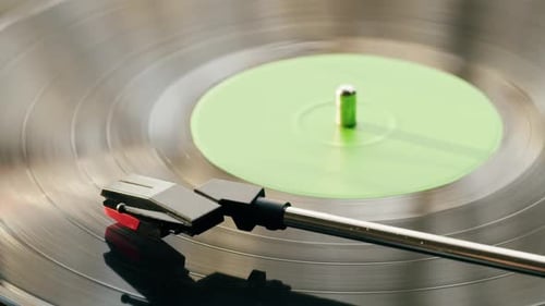 Vinyl Record Closeup