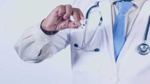 Asean Doctor Writes On Screen Counting Calories