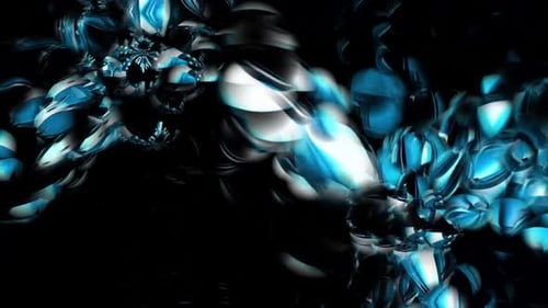 Renderizado digital de fondo burbujeante vibrante abstracto