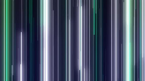 Futuristic Data Stream Neon Lines Background Loop