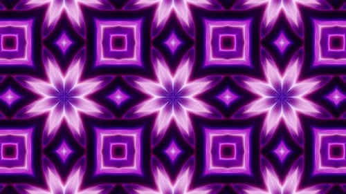 Boucle kaléidoscope violette 4K 11