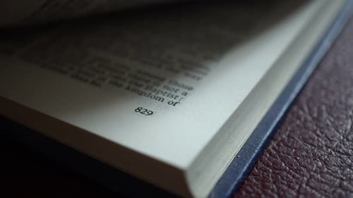 Macro Flipping Bible Pages Background
