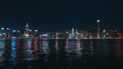Stadt bei Nacht