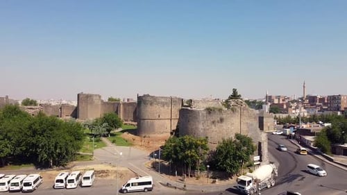 La forteresse de Diyarbakir, une forteresse historique à Sur Diyarbakir, Turquie
