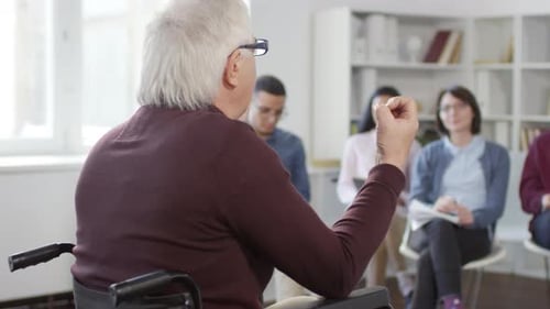 Group Therapy Session with Diverse Young Adults