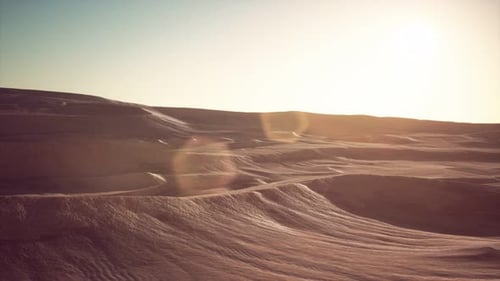 Wunderschöne Sanddünen in der Sahara