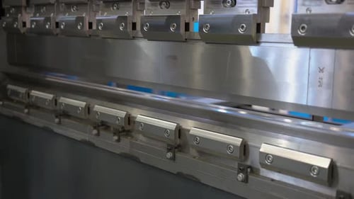 Industrial Machinery in a Manufacturing Workplace