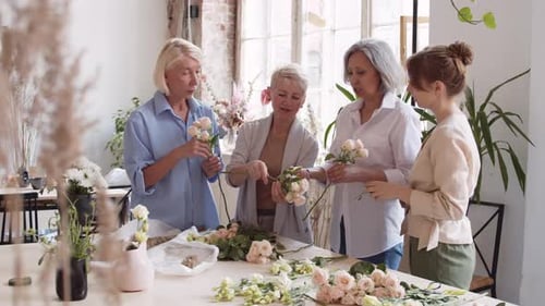 Three Novice Florists on Courses
