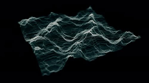 Futuristische holographische Terrain-Umgebung 02