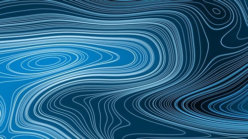 Dynamic Fluid Lines Abstract Technology Background