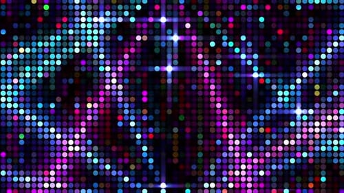 Sparkling Disco Light Grid VJ Loop Background Animation