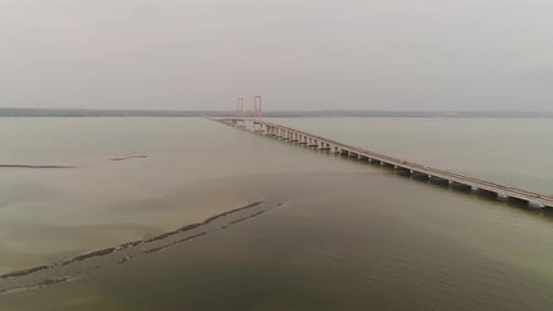 Suspension Cable Bridge in Surabaya