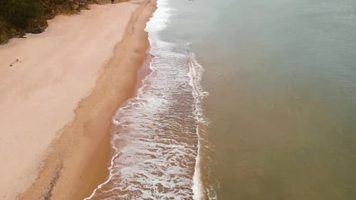 Wexford, Ireland - Aerial view of Ballymoney beach