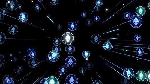 Ethereum Crypto Particles 01 Hd