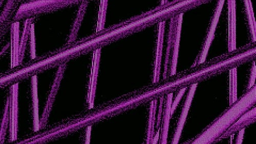 Abstract High Tech Pattern Dark Pink Endless Round Shaped Long Stripes