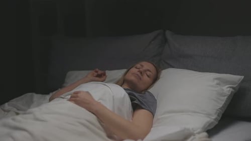 Woman Sleeping Peacefully
