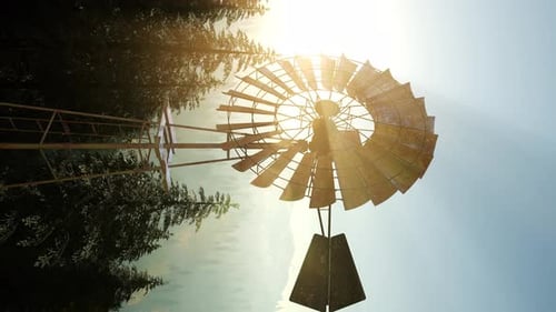 Typical Old Windmill Turbine