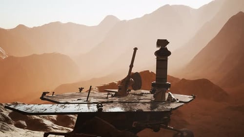 Gelegenheit Mars erkundet die Oberfläche des Roten Planeten