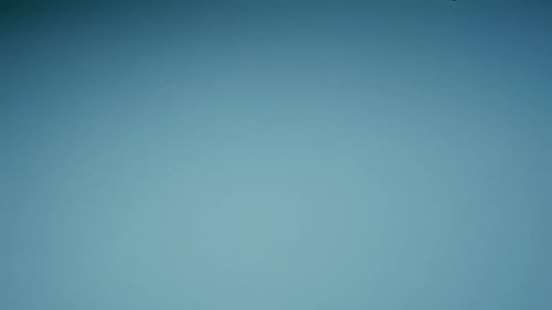 Black Smartphone on Clean Blue Surface