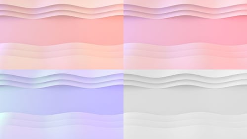 Waving Surface Pastel Colors