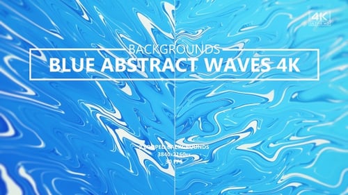 Blue Abstract Waves