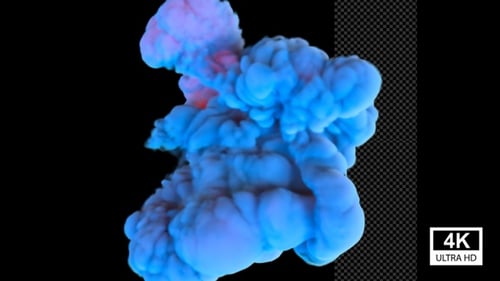 Dynamic Fluid Colorful Smoke Ink Spill Transition