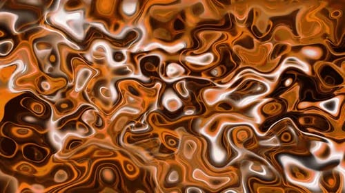 Dynamic Abstract Fluid Orange Liquid Wave Motion Background