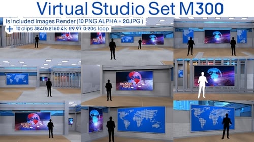 Virtuelles Studioset M300