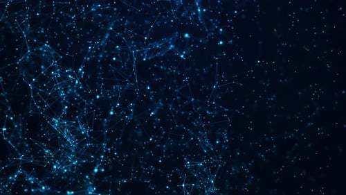 Abstract plexus connected lines geometrical shapes Connection concept