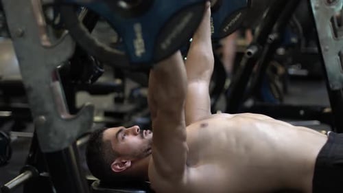 Chest Workout At The Gym