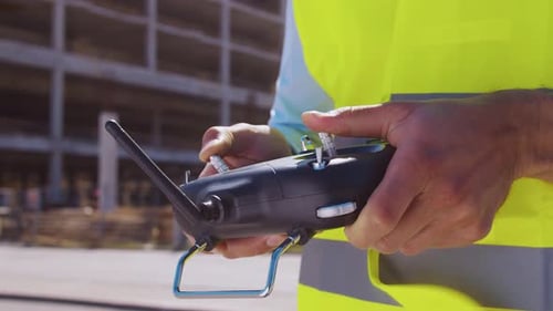 Workplace of freelance worker at home office. Young man works using computer.
