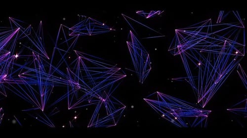 Abstract Geometric Plexus Network Background