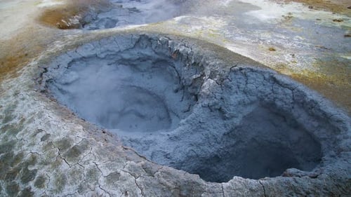 Krafla Geothermal of Hverir Namafjall in Iceland