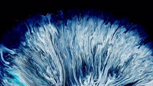 Abstract of Bright Colors Swirling and Expanding