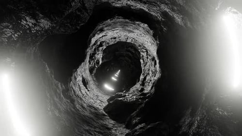 Inside Underground Stone Cave 02 HD