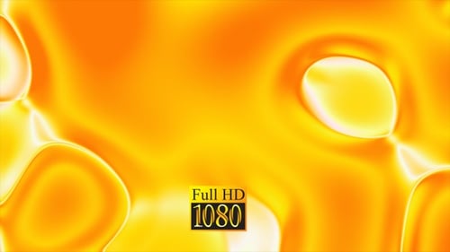 Modern Abstract fluids_Orange Honey