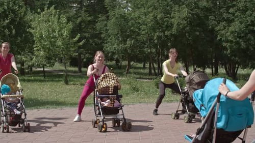 Squats mit Buggy