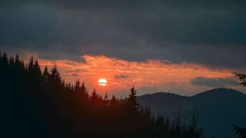 Pack Laps de temps Lapse de Montagne Coucher de Soleil