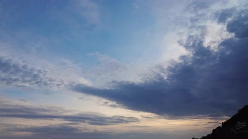 Dramatic Clouds at Sunrise or Sunset