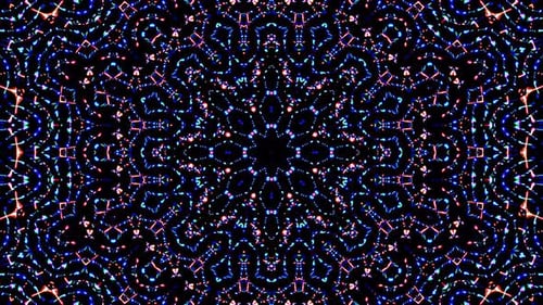 abstract videos that shine, glow light that governs subtle movements in full color