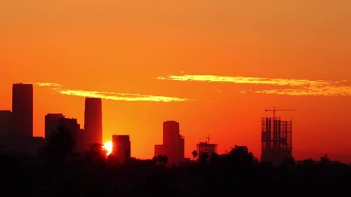 Los Angeles Sunrise Time Lapse