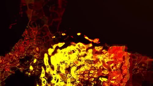 Abstract Molten Liquid Flowing Motion Background