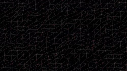 Estructura de conexión, fondo abstracto de animación 3D