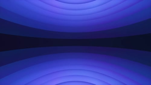 Une pièce sphérique avec un éclairage lumineux au néon