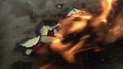 Hintergrund mit Feuer