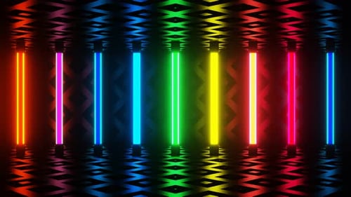 Vj Loop Neon Flashing Disco Lamps
