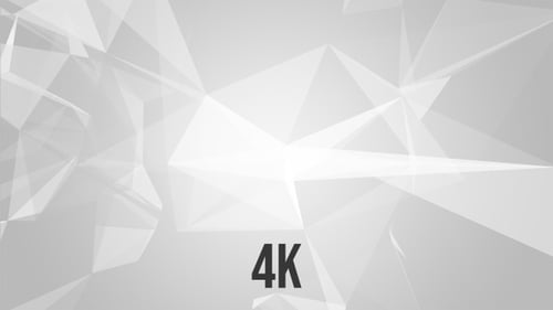 White Clean Geometric Network Motion Background Loop