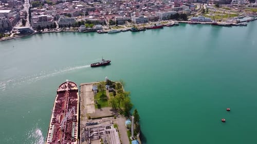 The Ship Leaves The Port